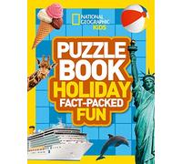 National Geographic Kids – Puzzle Book Holiday – Quiz, Sudokus, Mots croisés, Mots mêlés – Broché