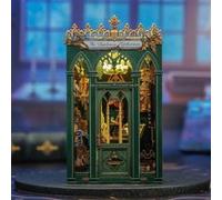 Puzzle book nook kit diy lherbier des ombres diorama maquette a construire 98 pieces - Figuredart