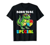 Puzzle « Born To Be Special Dinosaur Awareness Fighter » T-Shirt