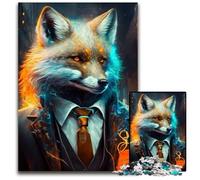 Puzzle Boss Black Leopard 1000 pièces pour Adultes, idéal pour la décoration intérieure, Les Anniversaires, Les fêtes et Les Cadeaux 50x75cm/19,68x29,52 Pouces
