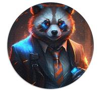 Puzzle Boss Raccoon pour Adultes Puzzles 1000 pièces pour Adultes Cadeau Parfait pour Les Parents, Les Amoureux, Les Amis - 14 Ans et Plus 67,5 x 67,5 cm