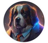 Puzzle Boss Saint Bernard 1000 pièces en Carton avec Jeu interactif Familial, pour Les 14 Ans et Plus (1000 pièces, 67,5x67,5cm)