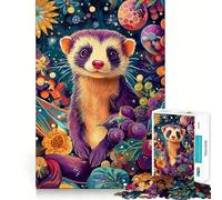 Puzzle botanique de Furet aux Couleurs vibrantes 1000 pièces Jouet de développement cognitif Surface Lisse sans bavures Activité relaxante en Groupe à l'intérieur (38x26cm)
