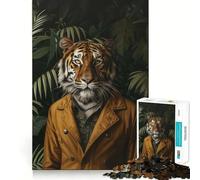 Puzzle botanique Regal Tiger 1000 pièces pour Adolescents, Jeu intellectuel, détente mentale, découpe de qualité, Cadeau de Vacances (38x26cm)