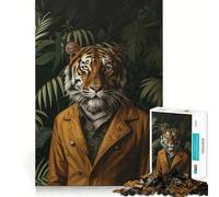 Puzzle botanique Royal Tiger 1000 pièces pour Adolescents, Jeu Intelligent, Jeu de Groupe, Assemblage d'image, décoration Murale (50x75cm)