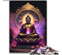 Puzzle Bouddha 1000 pièces pour Adultes, en Carton, pour Adolescents et Famille - Jeu de réflexion DIY, 1000 pièces(26x38cm)
