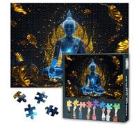 Puzzle Bouddha adulte 1000 pièces, puzzle lotus lumineux, puzzle adulte, jeu de puzzle adulte ou jouet, adapté aux amis plus âgés 50 x 70 cm