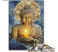 Puzzle Bouddha Art 1000 pièces pour Adolescents, Cadeaux pour Les 14 Ans et Plus, Casse-tête, Jeux en Famille, Cadeaux de Noël et d'anniversaire (50x75cm)