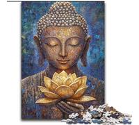 Puzzle Bouddha Art 1000 pièces pour Adultes et Adolescents, Relax Games, idéal comme Cadeau pour Toute la Famille (50x75cm)