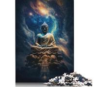 Puzzle Bouddha Fantastique, Jeu DIY, Puzzle en Carton Premium pour Femmes Hommes, Cadeaux de Noël, 1000 pièces (75x50cm)