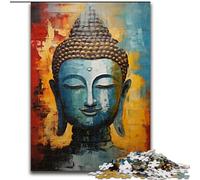 Puzzle Bouddha Graffiti 1000 pièces pour Adolescents et Adultes, Jeu Familial Anti-Stress, défi Difficile, Superbes Cadeaux et Jouets (50x75cm)