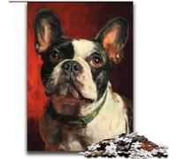 Puzzle Bouledogue Français 2000 pièces pour Adultes et Adolescents, pour Un Moment de détente et de Partage, pour Un Amour de Couple Plus Intense (70x100cm)