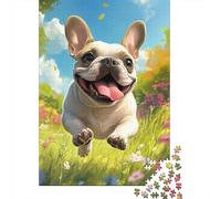 Puzzle Bouledogue Français 500 pièces pour Adultes | | Puzzles pour Adultes, Jeux intellectuels, Cadeaux, 500 pièces (52 x 38 cm)