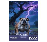Puzzle Bouledogue Qui Compte 1000 Pièces pour Adultes,Forest Foudre Un Jeu De Dexérité Très Difficile Puzzle D'intelligence 70x50cm/1000pcs
