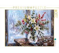 Puzzle · Bouquet ernal à la lumière glaciale de la fenêtre | Nature morte · Un bouquet d' er à la manière impressionniste… · 2000 pièces · Format assemblé 90 × 67 cm · CALVENDO Puzzle