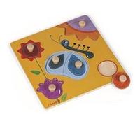 Puzzle bouton en bois - Papillon G