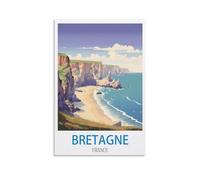 Puzzle Bretagne France pour Adultes, Jeu éducatif, défi, Jouet, 1000 pièces, Puzzle pour Adultes et Enfants. Jeux éducatifs, décoration d'intérieur, 52 x 38 cm