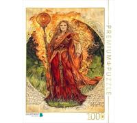 Puzzle · Brigid la déesse du feu | Dans la mythologie celtique, Brigid est la déesse du feu, de… · 1000 pièces · Format assemblé 64 × 48 cm · CALVENDO Puzzle
