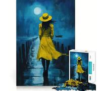 Puzzle Brise Nocturne pour Adultes, 1000 pièces, Jouet Intelligent pour Jouer à l'intérieur, découpe Nette, (50x75cm)