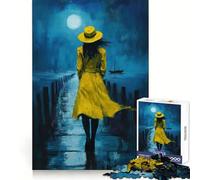 Puzzle Brise Nocturne pour Adultes, 1000 pièces, Jouet Intelligent pour Jouer à l'intérieur, découpe Nette, (50x75cm)