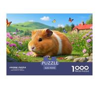 Puzzle British Cochon d'Inde Composé De 1000 Pièces pour Adultes,Paysage Rural Un Jeu De Dexérité Très Difficile Puzzle Jeu Éducatif Et Stimulant l'art De La Décoration Moderne 70x50cm/1000pcs