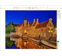 Puzzle · Brügge, Rozenhoedkaai | 1000 pièces · Format assemblé 64 × 48 cm · CALVENDO Puzzle