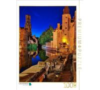 Puzzle · Brügge, Rozenhoedkaai | 1000 pièces · Format assemblé 64 × 48 cm · CALVENDO Puzzle