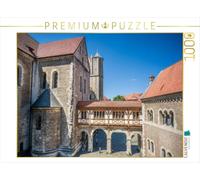 Puzzle · Brunswick - Château de Dankwarderode | Un monument médiéval situé sur la place historique du château · 1000 pièces · Format assemblé 64 × 48 cm · CALVENDO Puzzle