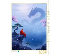 Puzzle · Buddhistischer Mönch und Drachen | 1000 pièces · Format assemblé 64 × 48 cm · CALVENDO Puzzle