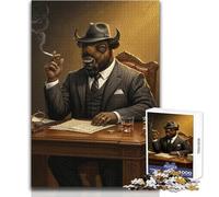 Puzzle Buffalo Crime Lord 1000 pièces - Jeu éducatif et Amusant pour Toutes Les Occasions - Dimensions:38x52cm