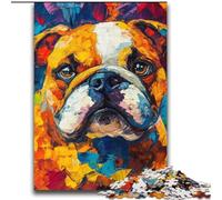 Puzzle Bulldog pour Adultes 2000 pièces, modèle à Assembler, à Offrir en Cadeau à Toute la Famille, adapté aux Enfants de 14 Ans et Plus (70x100cm)