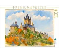 Puzzle · Burg Cochem | Situé sur les hauteurs de la Moselle · 1000 pièces · Format assemblé 64 × 48 cm · CALVENDO Puzzle