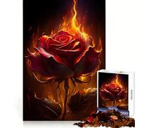 Puzzle Burning Love V pour Adolescents,1000 pièces,activité cérébrale,Anti-Stress,Amusant,découpe précise, (50x75cm)
