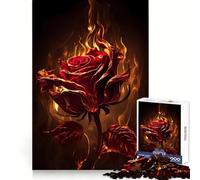 Puzzle Burning Love V pour Adolescents,1000 pièces,Exercice Mental,détente,Bords de qualité supérieure,Cadeau de Noël (38x52cm)