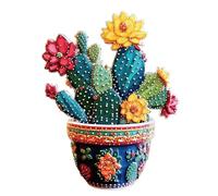 Puzzle Cactus en Bois | Casse-tête Coloré en Forme De en Bois - Puzzle De Cactus Usine pour La Fête De L'Action De Grâce,لللللللللللللللللللللل