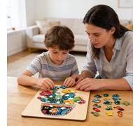 Puzzle Cactus en Bois | Casse-Tête Éducatif en Bois Coloré sur Le Thème Végétal - Art de Puzzle aux Fleurs de Cactus,pour Adultes, Adolescents, Garçons, Filles Ainsi Que pour Les Amateurs de Jeux