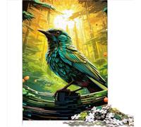 Puzzle Cadeau Animal Moineau 1000 pièces Puzzle en Bois de qualité supérieure pour Adultes et Enfants à partir de 12 Ans Jeux éducatifs à Domicile Jouets DIY 1000 pièces (50 x 75 cm)