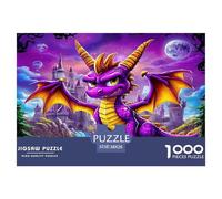Puzzle Cadeau Moderne Dragon Mignon Créature Mythique 38x26cm/1000pcs 1000 Pièces pour Les Amis