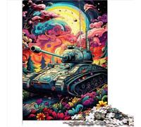 Puzzle Cadeau réservoirs colorés pour Adultes 1000 pièces en Bois pour Adultes et Enfants à partir de 12 Ans, Jouets éducatifs d'apprentissage, Jeux familiaux (50 x 75 cm)