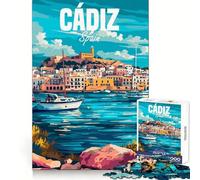 Puzzle Cadix Espagne 1000 pièces pour Adolescents Développe la réflexion Plaisir et légèreté Bords Nets (50x75cm)