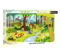 Puzzle cadre 15 p - Animaux de la forêt - Nathan