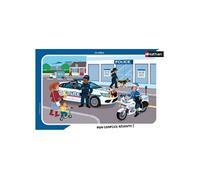 Puzzle cadre 15 pièces : La police