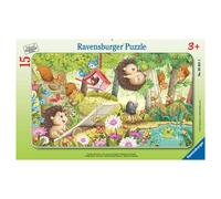 Puzzle cadre 15 pièces - Les Animaux du Jardin pour Enfants