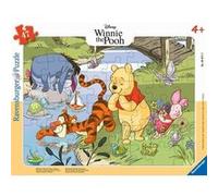 Puzzle cadre 47 pièces : Découvre la nature avec Winnie l'ourson Ravensburger G