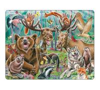 Puzzle Cadre - Happy Forest Selfie - 42 Pièces