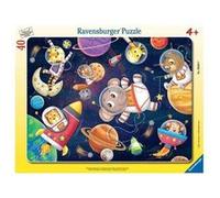 Puzzle cadre les animaux dans lespace 40 pieces - Ravensburger G