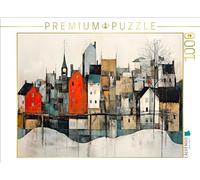 Puzzle · Calme ernal | Une exploration abstraite des espaces de pensée créatifs · 1000 pièces · Format assemblé 64 × 48 cm · CALVENDO Puzzle