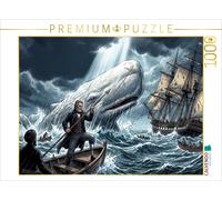 Puzzle CALVENDO Achab affronte la baleine blanche | 1000 pièces, format assemblé