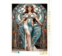 CALVENDO Puzzle Plakat im französischen Art Nouveau-Stil | 1000 Teile Lege-Größe