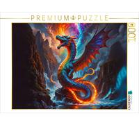 Puzzle CALVENDO Amaru, serpent arc-en-ciel ailé | 1000 pièces, format assemblé 6
